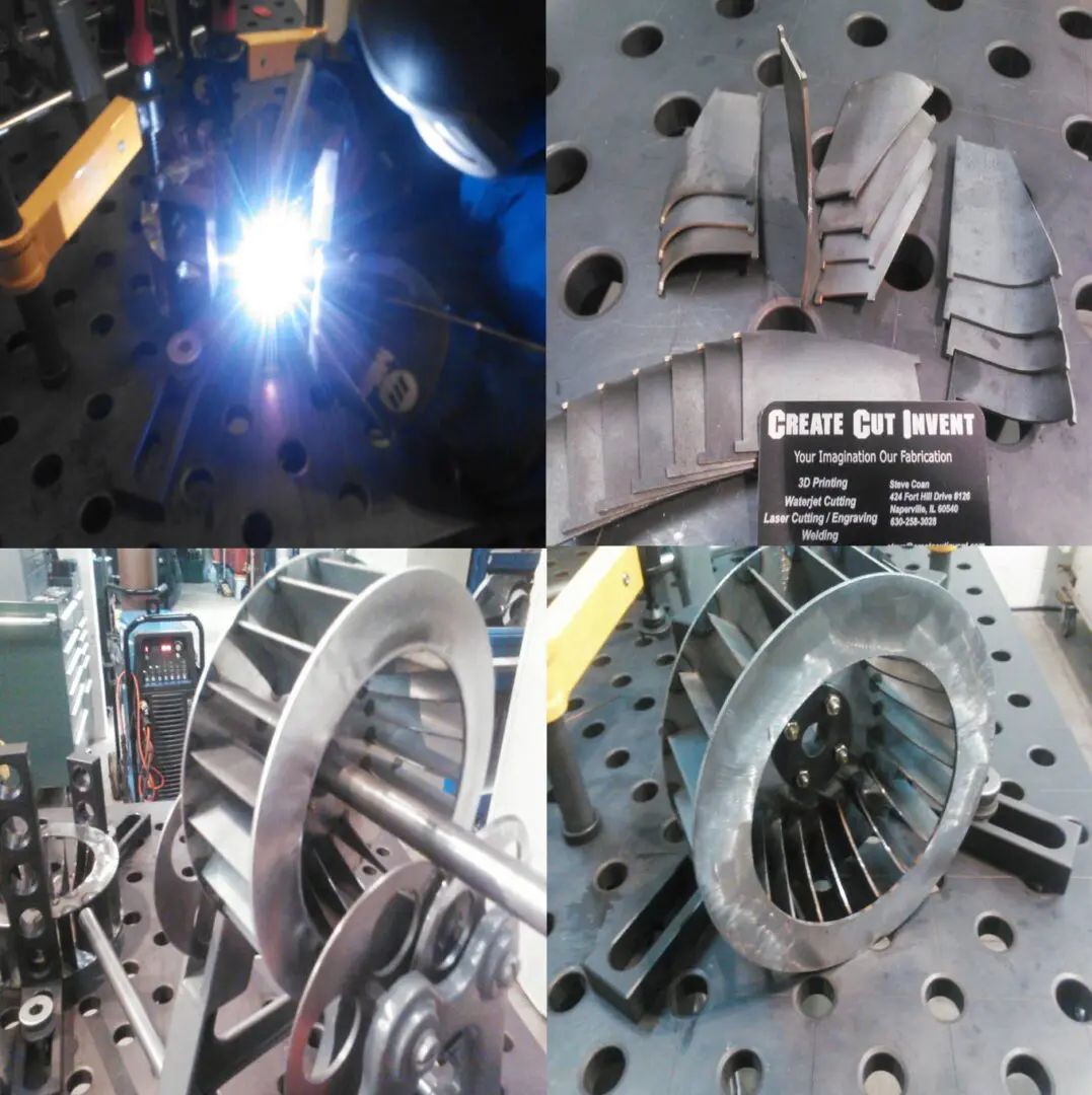 Custom Food Plant Blower Blade Custom Food Plant Blower Blade